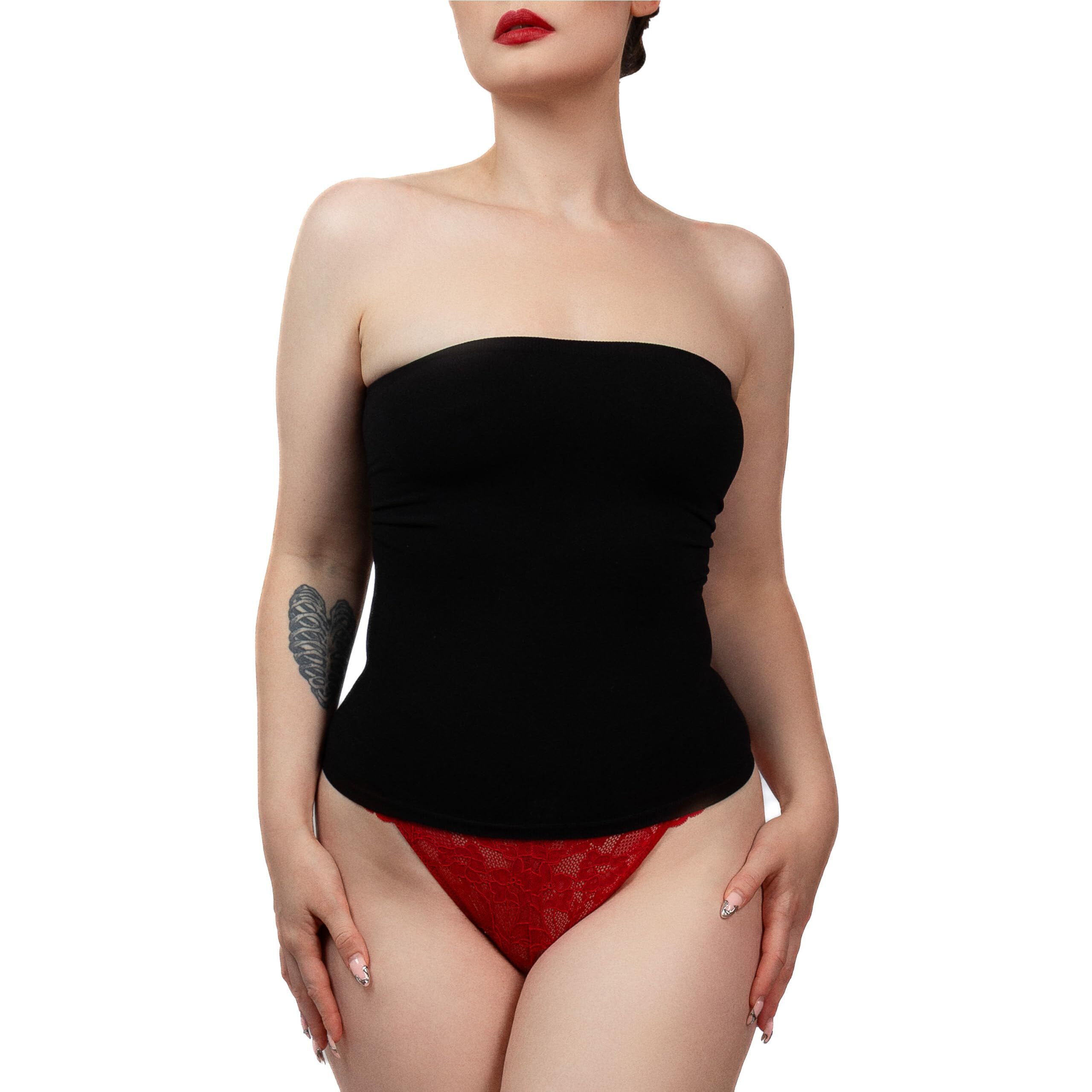 6438 Seamless Bamboo Corset Liner Soft Longline Breathable Layer